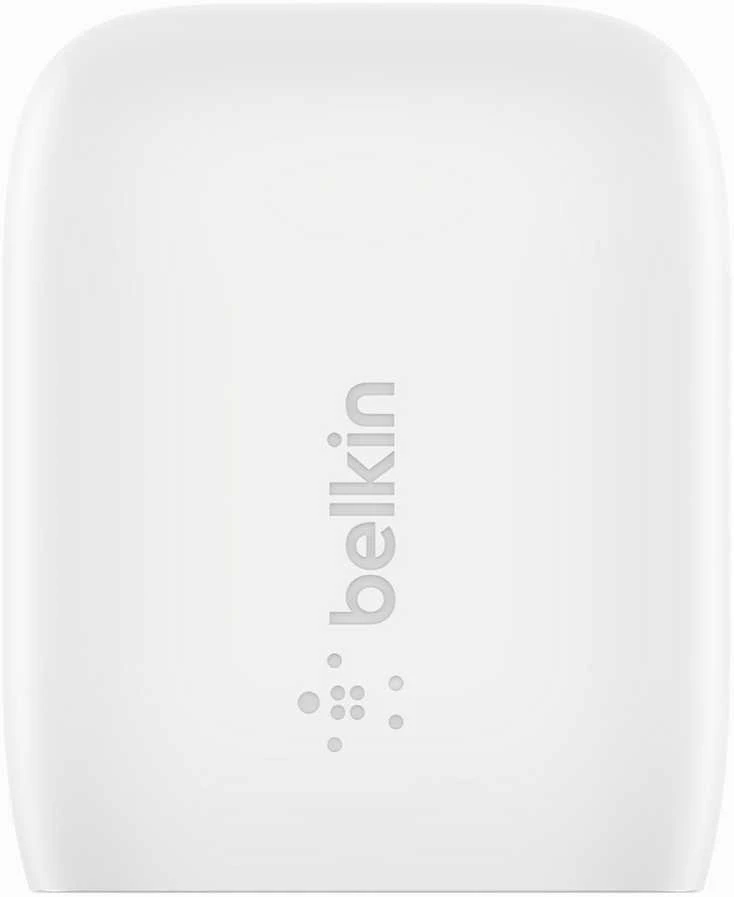 Įkroviklis buitinis Belkin Boost Charge 20W USB-C PD + USB-C to Lightning kabelis baltas