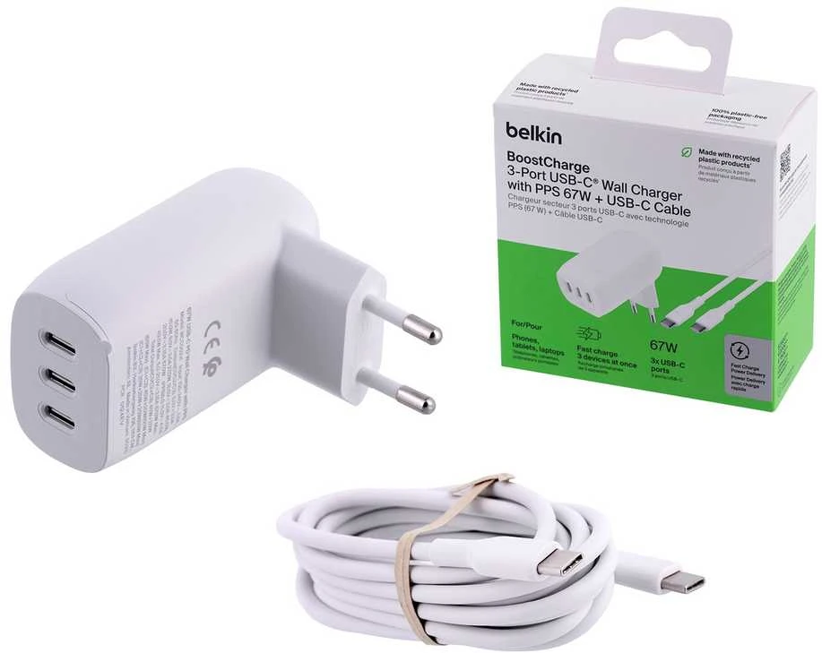 Universalus Įkroviklis - Belkin BoostCharge Universal, Baltas