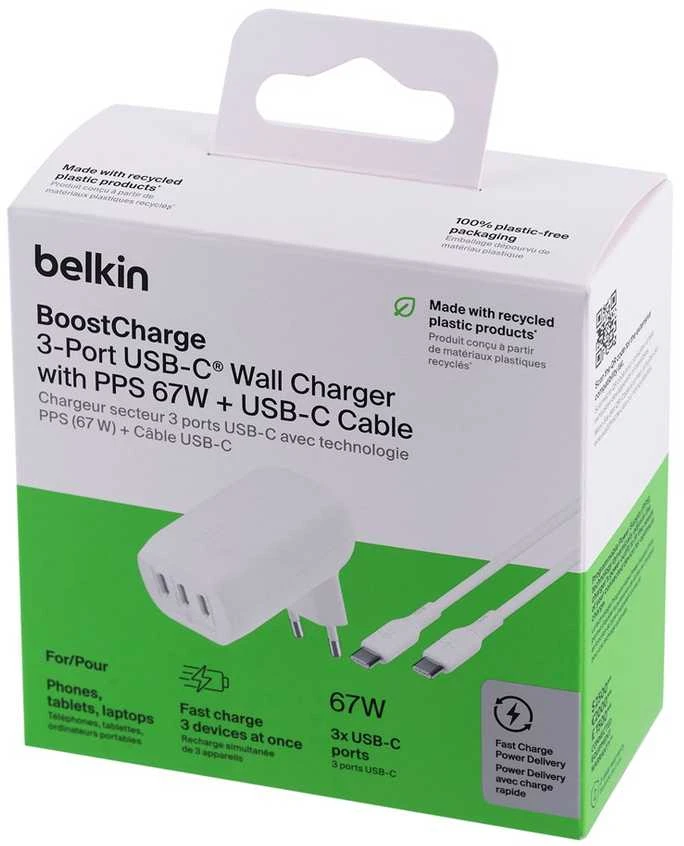 Universalus Įkroviklis - Belkin BoostCharge Universal, Baltas