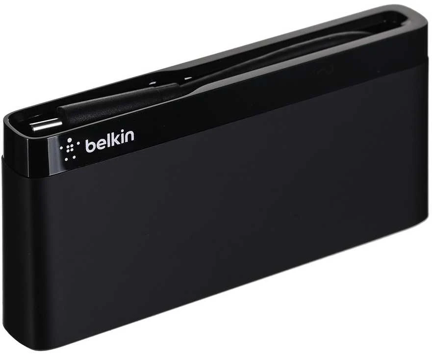 Belkin Travel Hub USB-C 4 prievadų juodas F4U090btLBK
