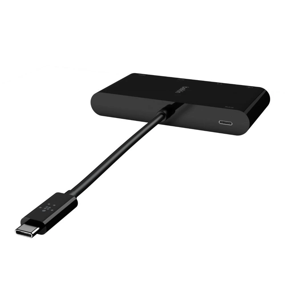Belkin USB-C į Gigabit-Ethern. HDMI/VGA/USB-A adapteris, 100W PD