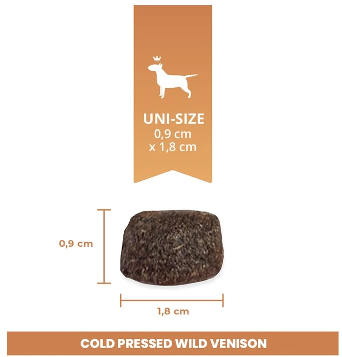 BEMO Cold Pressed Wild Venison - sausi šunų ėdalai - 1kg