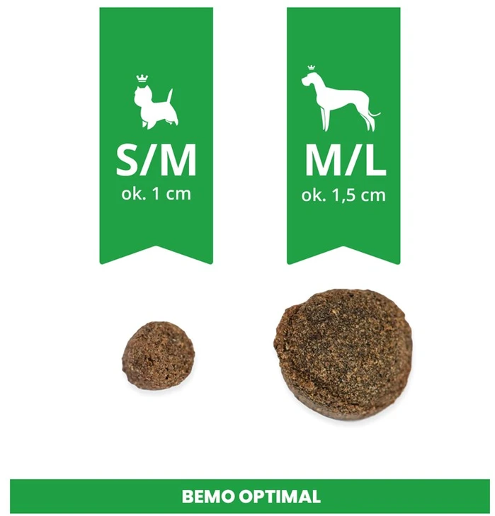 BEMO Optimal veršiena ir daržovės Medium/Large – sausa šunų maistas – 15 kg
