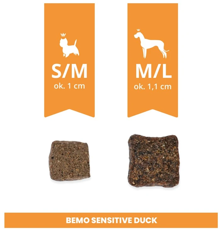 BEMO Sensitive antiena Medium/Large Mono - sausa šunų dieta - 3kg