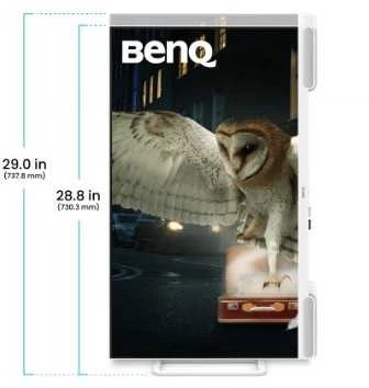 BENQ EW3290U 31,5 colio 4K 95 P3 USB-C 65W USB šakotuvas su LBL+2.1 kanalų „treVolo“ garsiakalbiu, nuotolinio valdymo pultu
