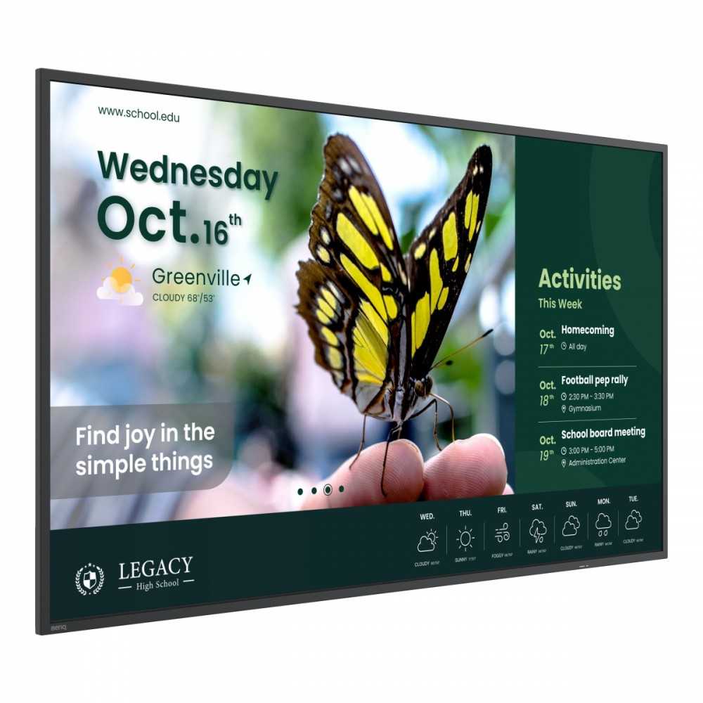 Monitorius BenQ ST4304 43IN 1092CM LFD LED - 3840 X 2160 350CD/QM 8MS 18/7