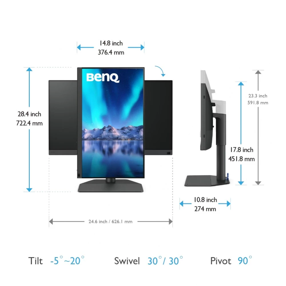 Monitorius BenQ SW272QN