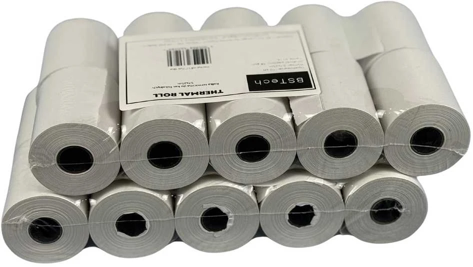 „Bestpak BSTech“ terminio popieriaus ritinėlis kasos aparatams 57x20m, 10 vnt.