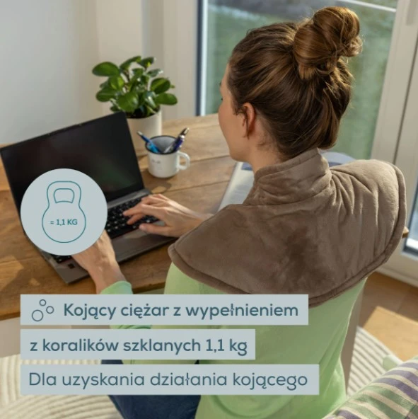 Beurer Poduszka grzewcza na ramiona hk165 taupe