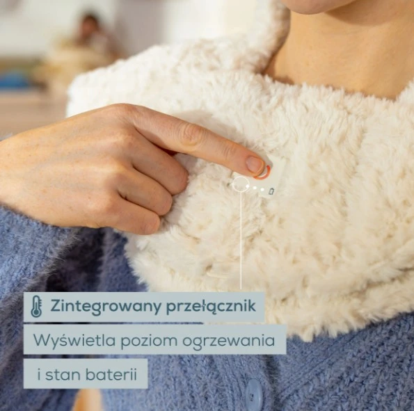 Beurer Šildantis pagalvėlė ant pečių HK165 Huggy kreminės spalvos