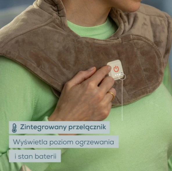 Beurer Poduszka grzewcza na ramiona hk165 taupe