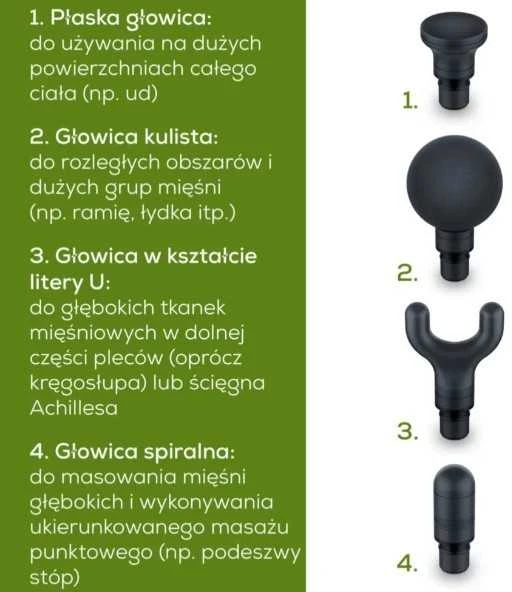 Masažinis pistoletas Beurer MG 99 Compact 65003, mėlynos/juodos spalvos