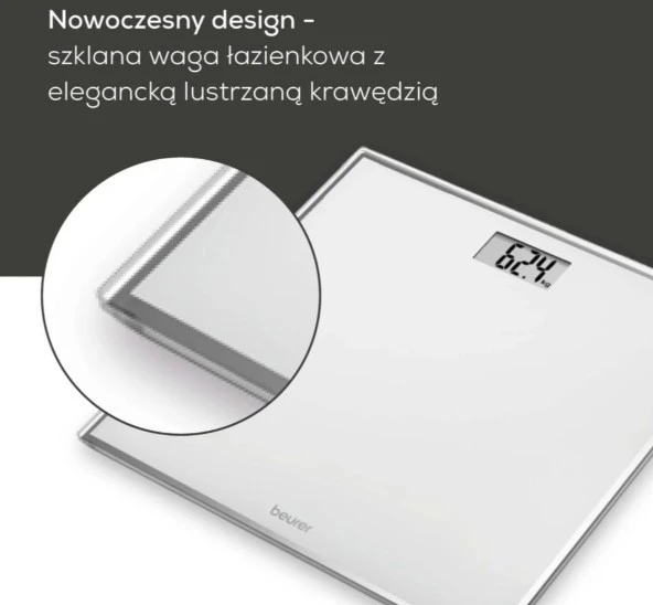 Stiklinės svarstyklės GS120, Beurer Kompakt