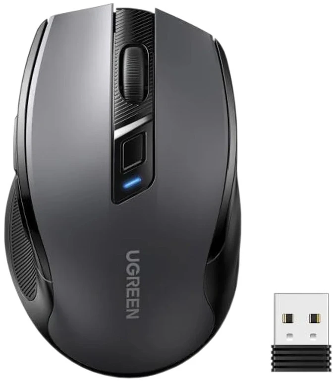 Belaidė pelė UGREEN 2.4 GHz (juoda)