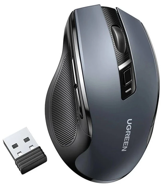 Belaidė pelė UGREEN 2.4 GHz (juoda)