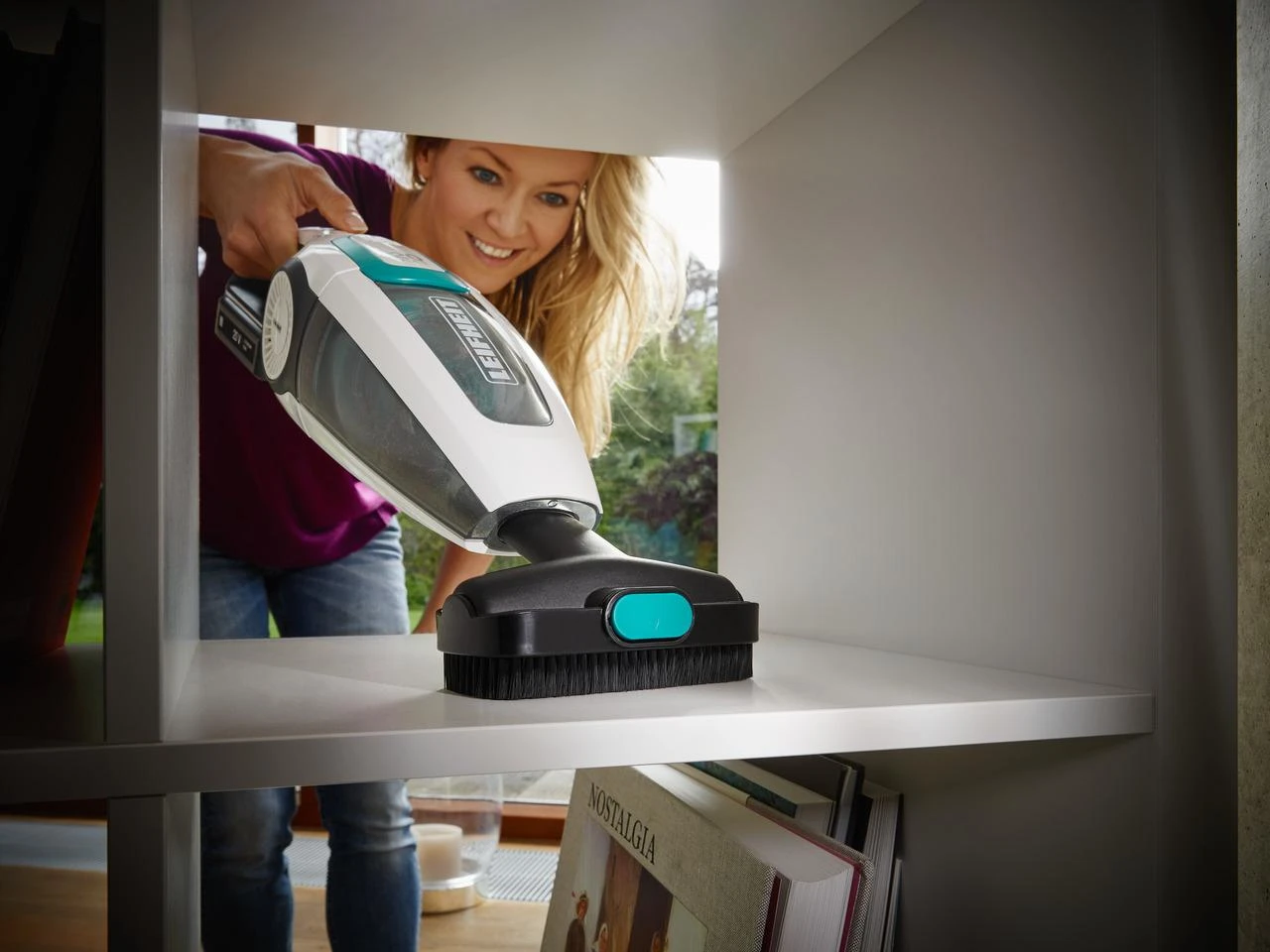 Dulkių siurblys Leifheit PowerVac 2in1 2-in-1 stick vacuum Baterija Dry Cyclonic Bagless Juodas, Mėlyna, Baltas