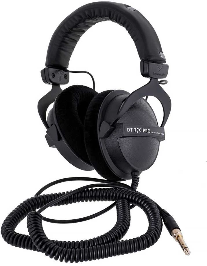Beyerdynamic dt 770 pro 250 ohm juodas limited edition - ausinės studijinės uždaro tipo
