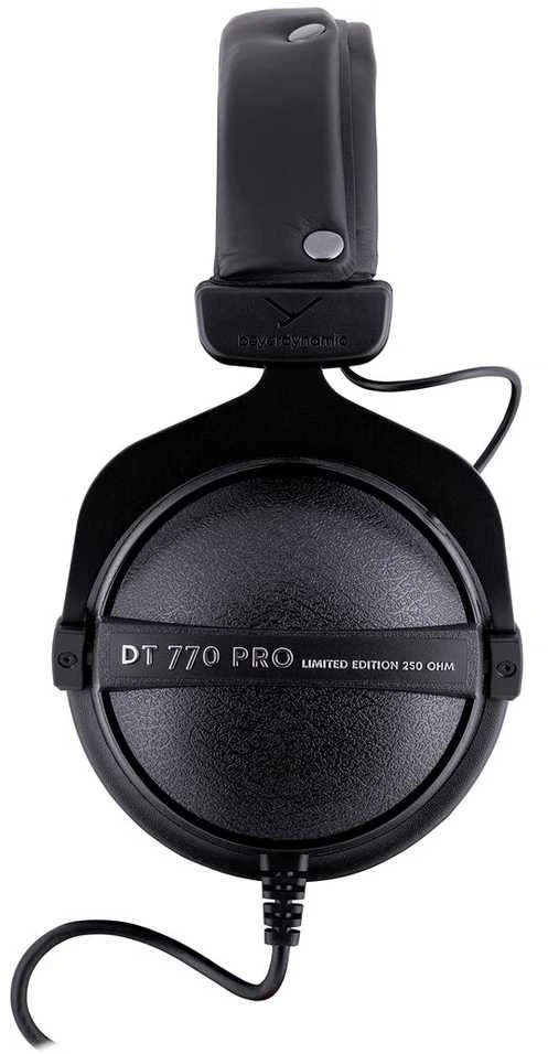 Beyerdynamic dt 770 pro 250 ohm juodas limited edition - ausinės studijinės uždaro tipo