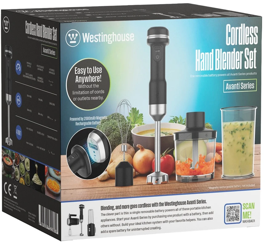Westinghouse Avanti WKHBA01 cordless 4-in-1 hand plakiklis