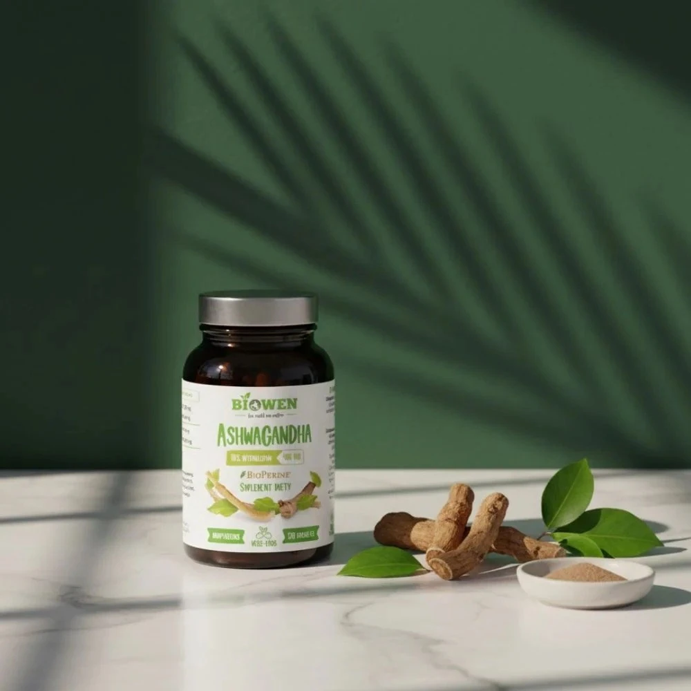 Biowen Maisto papildas Ashwagandha 400 mg 120 kapsulių
