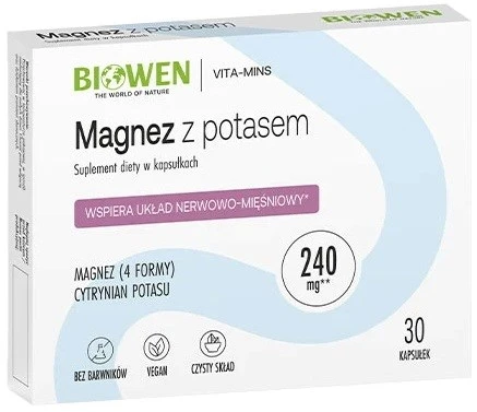 Biowen Blistry Magnez su potasem