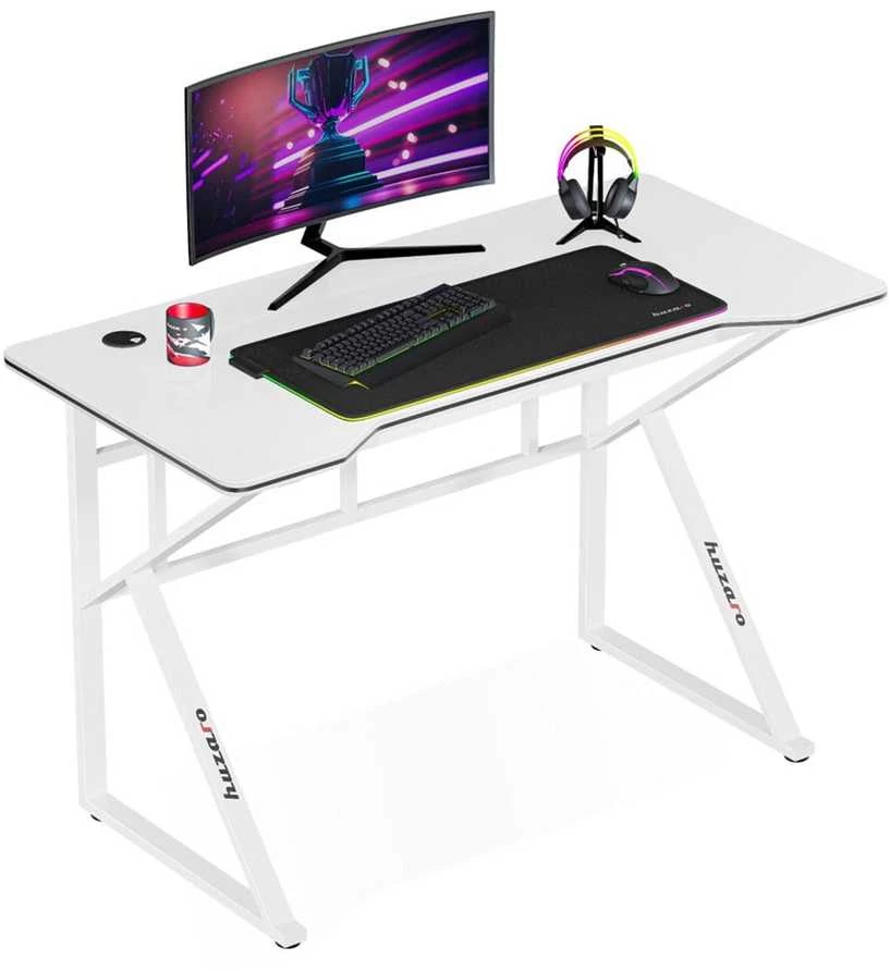 Biurko žaidimams huzaro hero 1.6 baltas