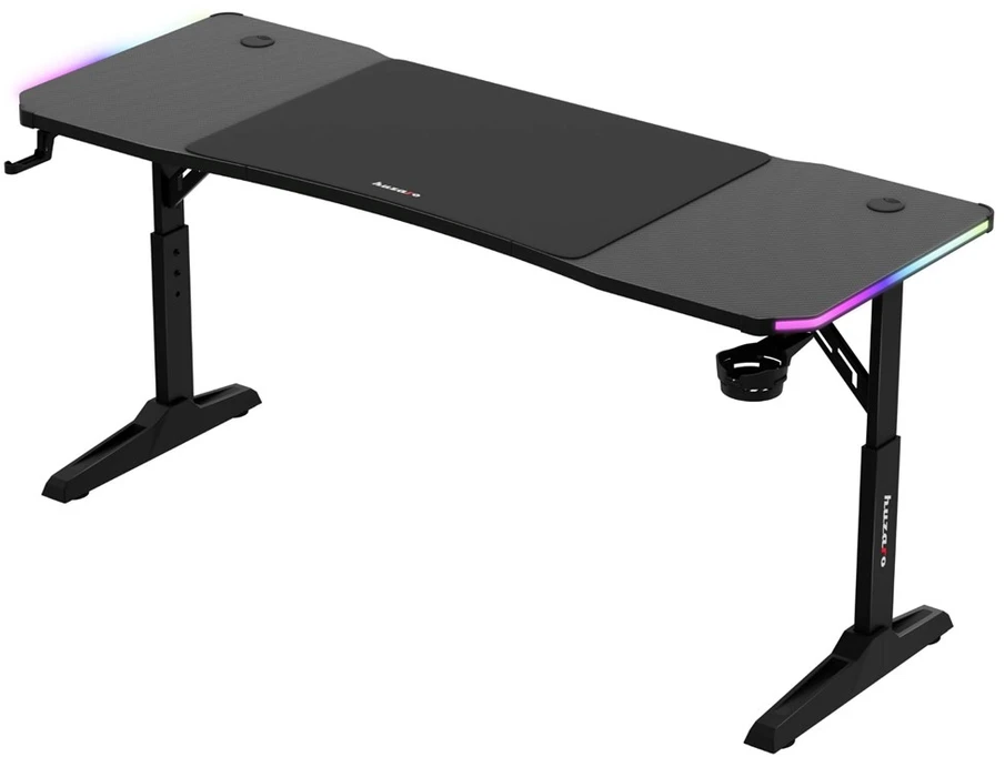 Huzaro Hero 4.6 RGB Juodas Gaming Desk