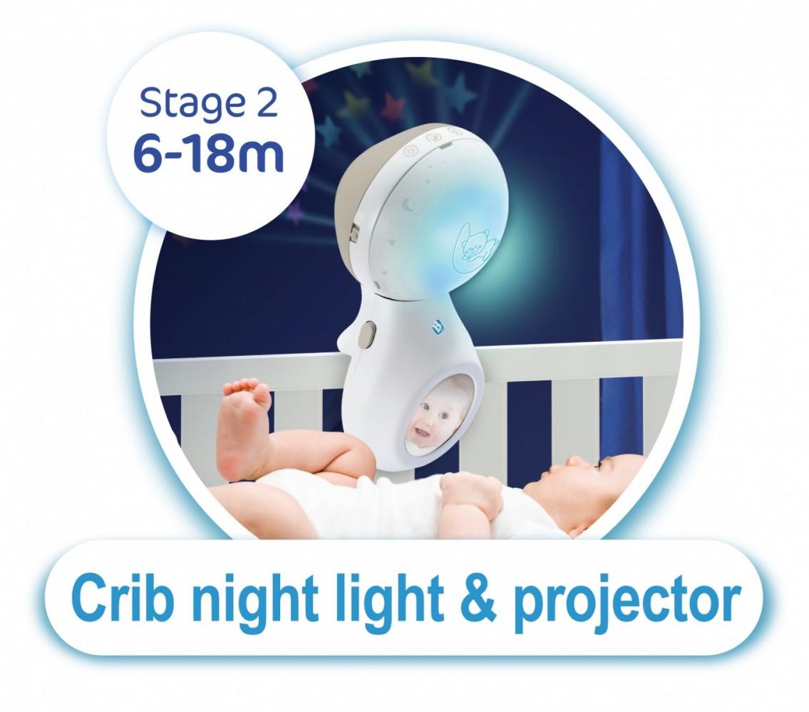 Bkids Muzikinė karuselė 3w1 Infantino smėlio spalvos