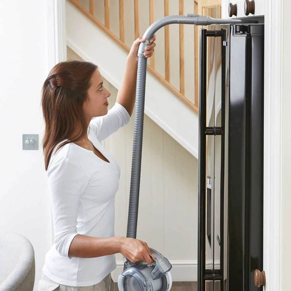 Black & Decker Akumuliatorinis dulkių siurblys pd1820l-qw juodas+decker