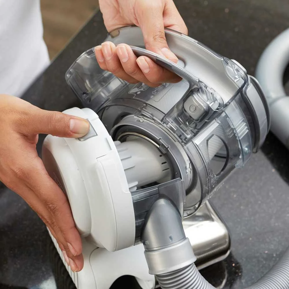 Black & Decker Akumuliatorinis dulkių siurblys pd1820l-qw juodas+decker