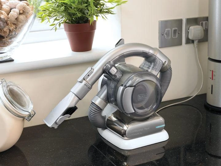 Dulkių siurblys Black & Decker Juodas & Decker dulkių siurblio baterija Juodas & Decker DustBuster Flexi PD1820L-QW (sidabrinis spalva)