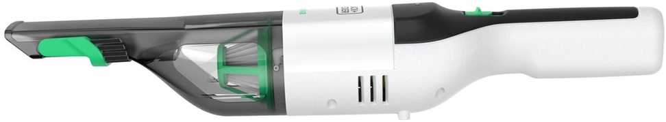 Dulkių siurblys Black & Decker Juodas & Decker Akumuliatorinis siurblys Juodas & Decker REVHV8C-QW; 7,2 V; 1x1,5 Ah akum.