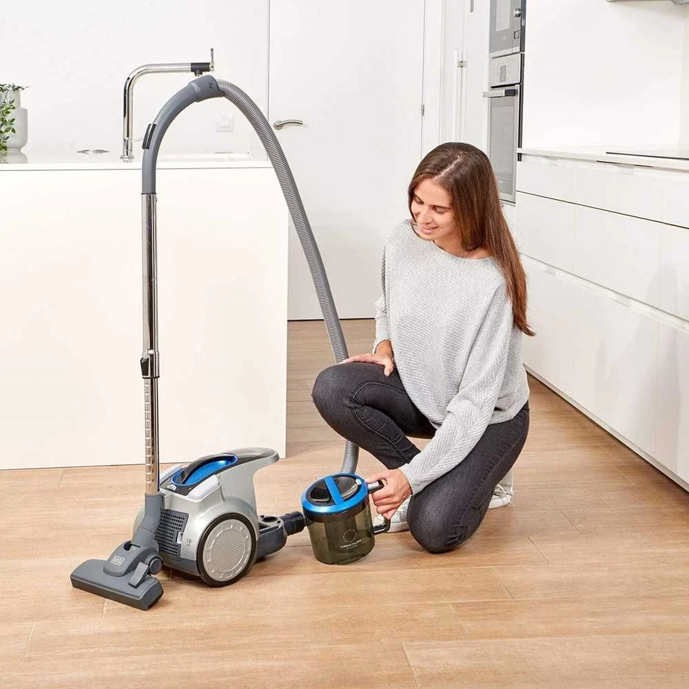 Black & Decker Dulkių siurblys be maišelio juodas+decker bxvml700e 700w | 2l | końcówka 2w1 | 395 x 265 x 265 mm