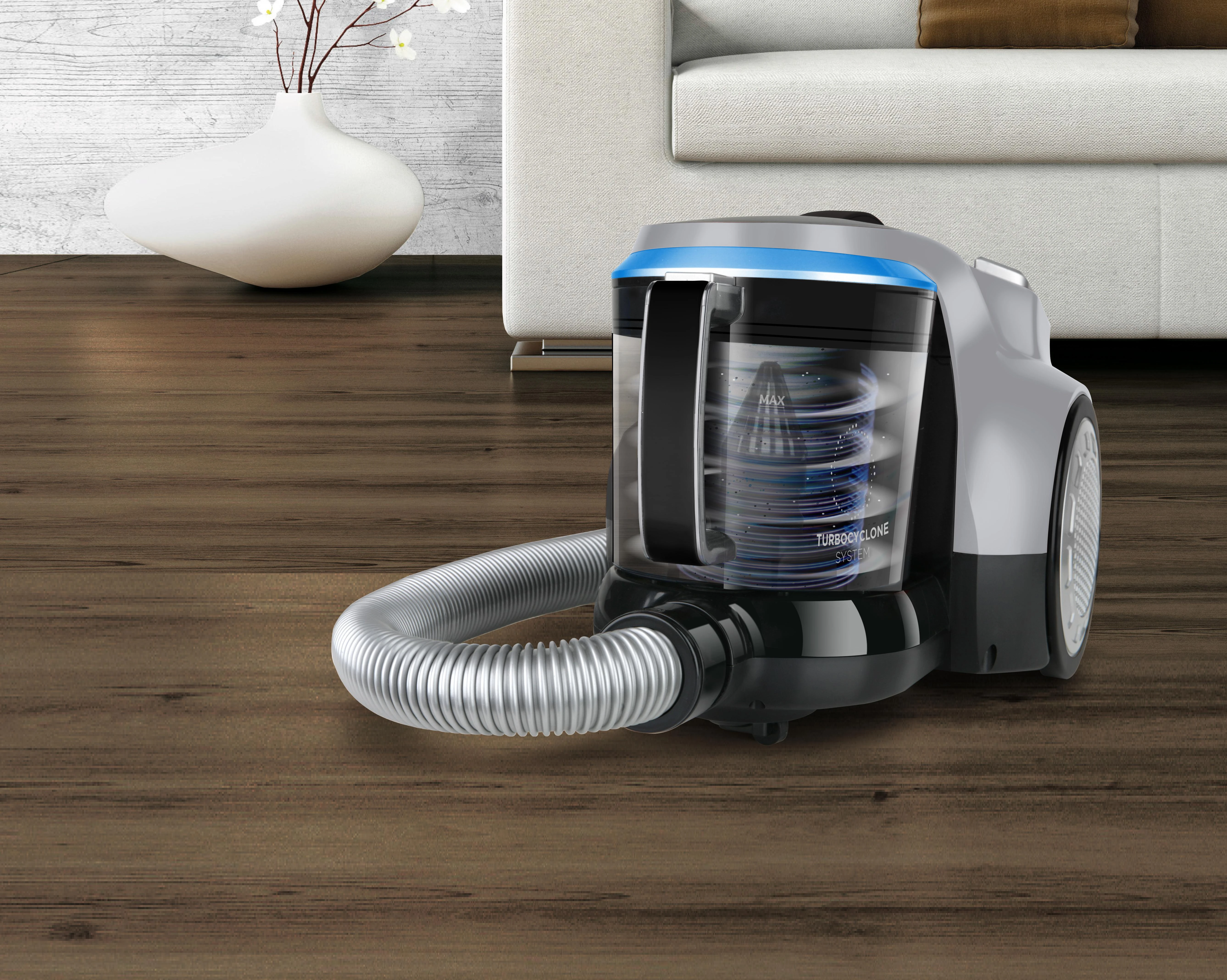 Dulkių siurblys Black & Decker juodas+decker Bagless vacuum cleaner Juodas & Decker BXVML700E (700W)