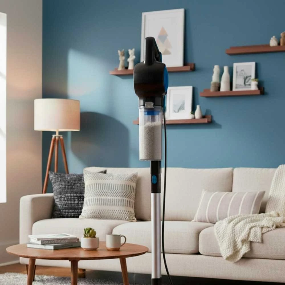 Dulkių siurblys Black & Decker juodas+decker Juodas & Decker BXVMS602E Upright vacuum cleaner Juodas, Mėlyna