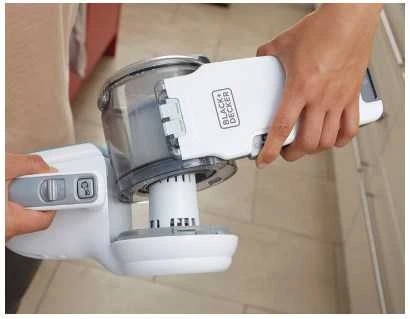 Black & Decker Dulkių siurblys domowy aku li-ion 18v pv1820 juodas+decker