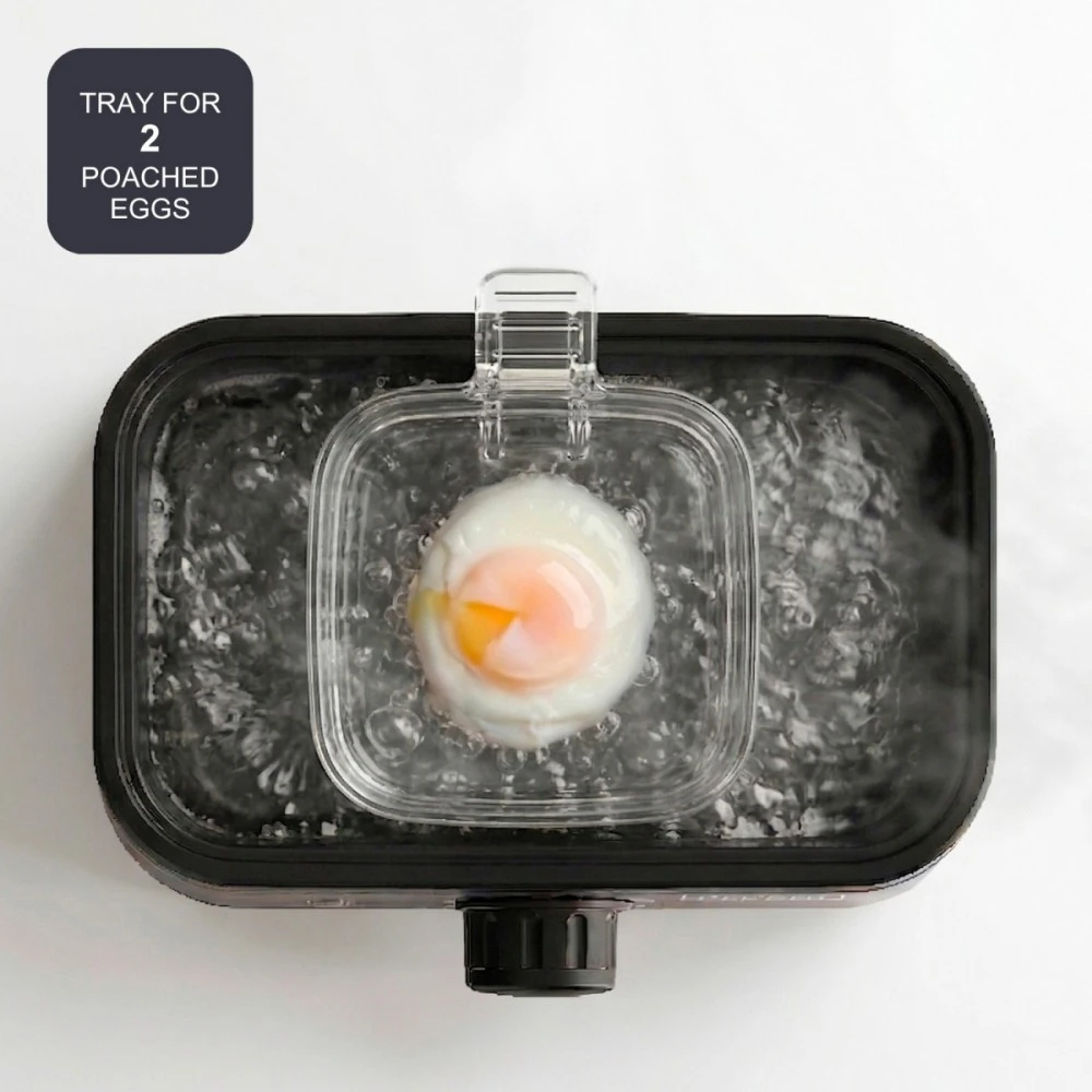 Black & Decker juodas+decker Juodas & Decker BXKS4800E 400 W 6-egg egg cooker
