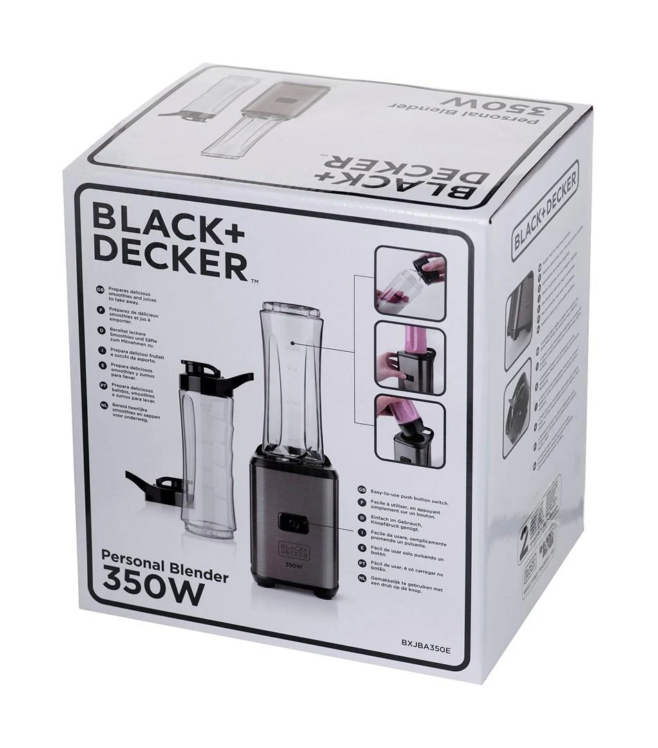 Black & Decker Juodas & Decker Maišytuvas sports Juodas+DECKER BXJB350E ES9120030B (350 W, pilka color)