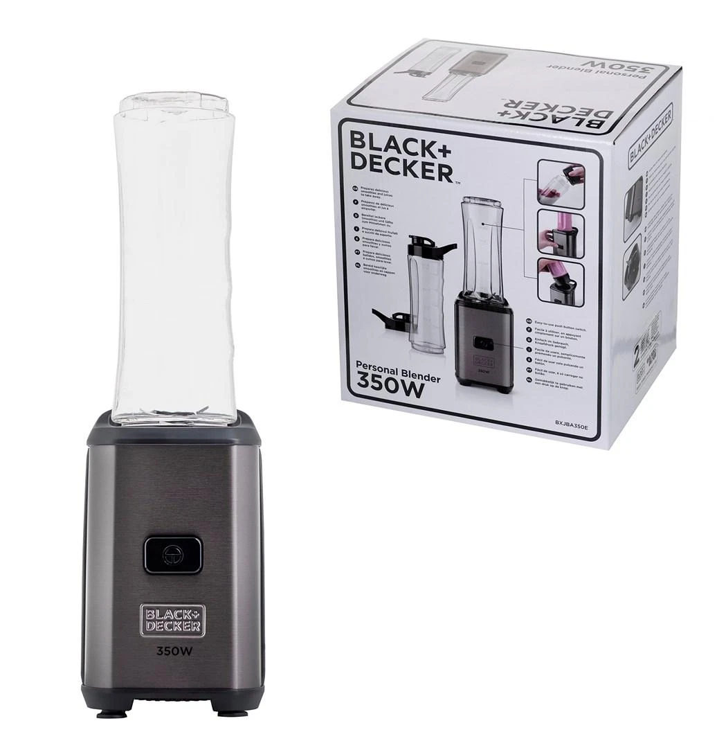 Black & Decker Juodas & Decker Maišytuvas sports Juodas+DECKER BXJB350E ES9120030B (350 W, pilka color)