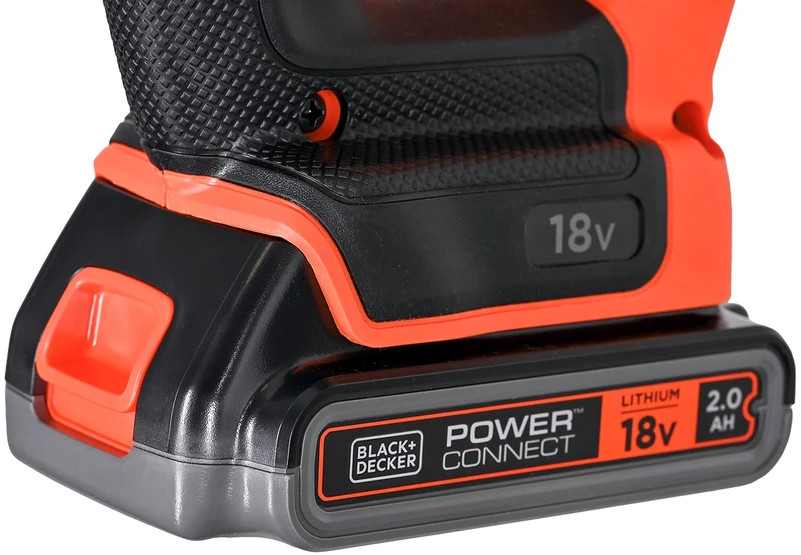 Black & Decker Juodas & Decker Akumuliatorinės gyvatvorių žirklės GTC18452PC 18V 2Ah 45 cm, Juodas & Decker