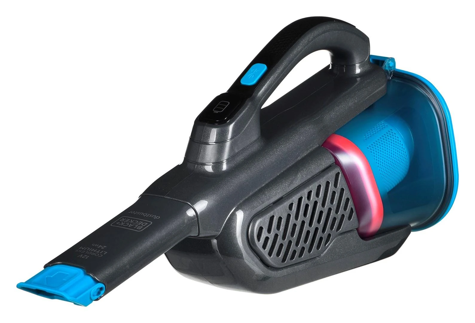 Juodas & Decker Akumuliatorinis cikloninis dulkių siurblys BHHV320J 12V, Juodas & Decker