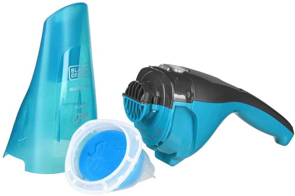 Black & Decker Šlapio ir sauso namų dulkių siurblys 7.2v wdc215wa juodas+decker
