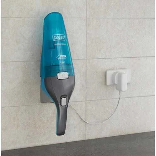 Black & Decker Šlapio ir sauso namų dulkių siurblys 7.2v wdc215wa juodas+decker