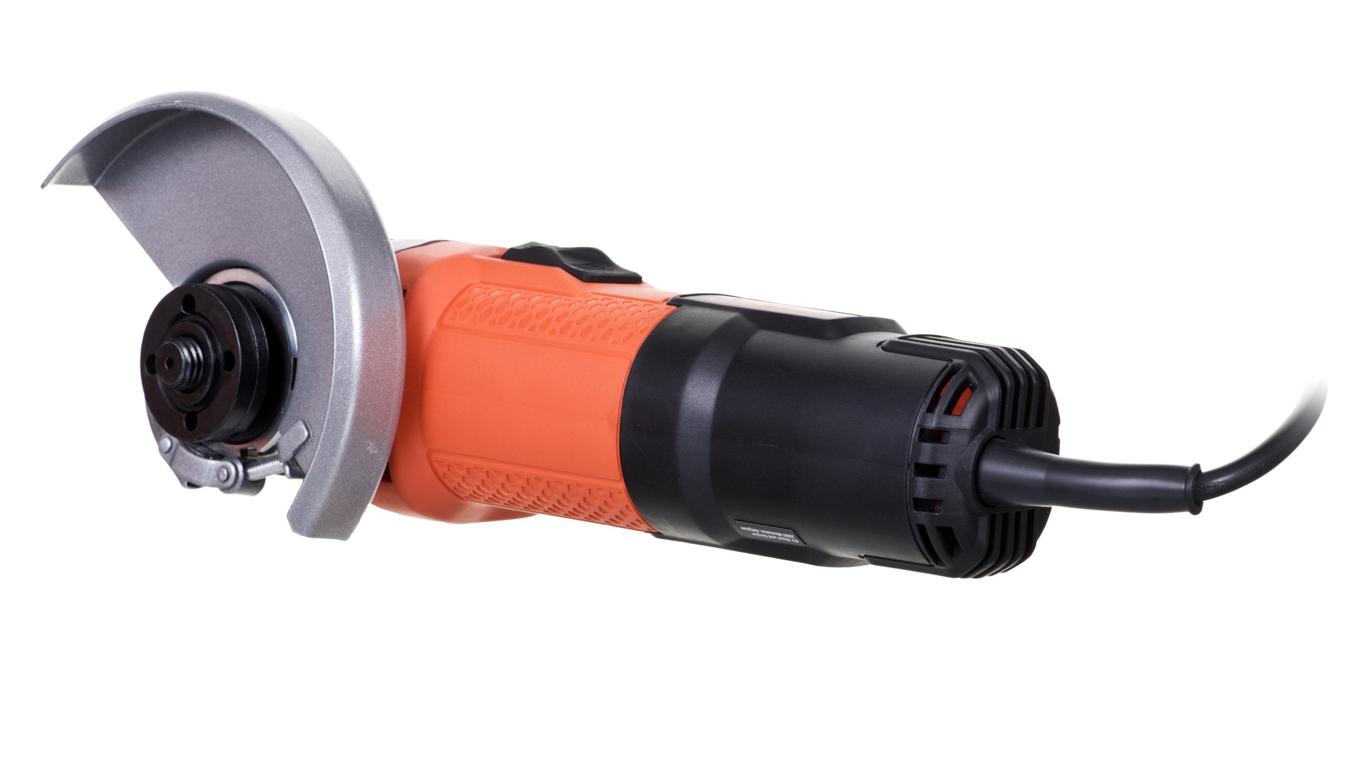 Black & Decker Juodas + DECKER 125 mm 800 W kampinis šlifuoklis BEG120-QS