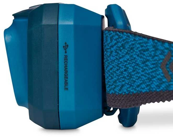 Black Diamond Juodas Diamond STORM 500-R priekinis žibintas, mėlynas
