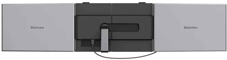 Monitorius „Blackview DCM8 Pro“ – 15,3 colio nešiojamojo kompiuterio ekrano ilgintuvas su dviejų monitorių palaikymu ir 2 USB-C jungtimis