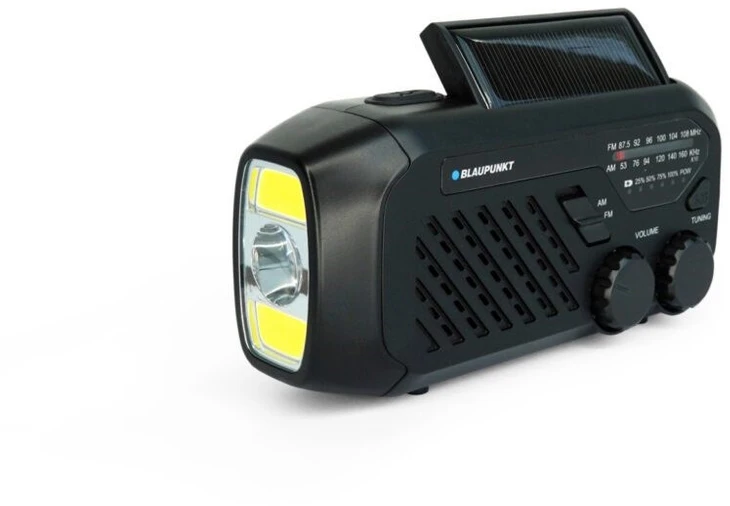 Blaupunkt er10 nešiojamas radijas su žibintuvėliu