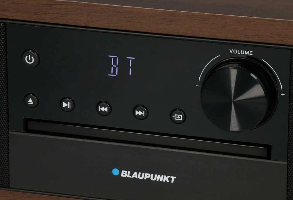 Muzikinis centras Blaupunkt „Viskas viename“ „Bluetooth“ mikrosistema, hdmi lankas, optinė įvestis cd/mp3/usb/aux laikrodis/žadintuvas