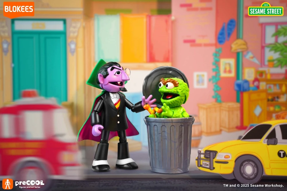 BLOKEES SESAME STREET FIGURES prieš ŠALDYMĄ S1 - OSKARAS
