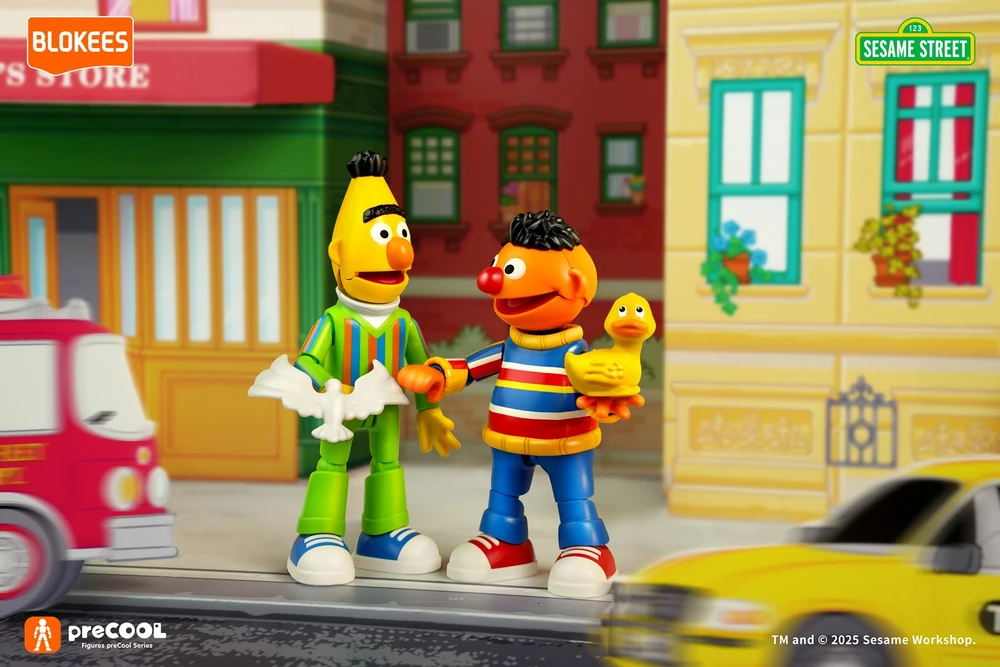 Blokees SESAME STREET FIGURES KALADĖLĖS, PRECOOLS, S1 - ERNIE